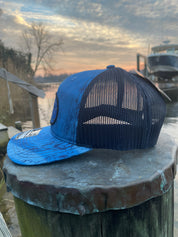 Blue Camo Hunting Hat