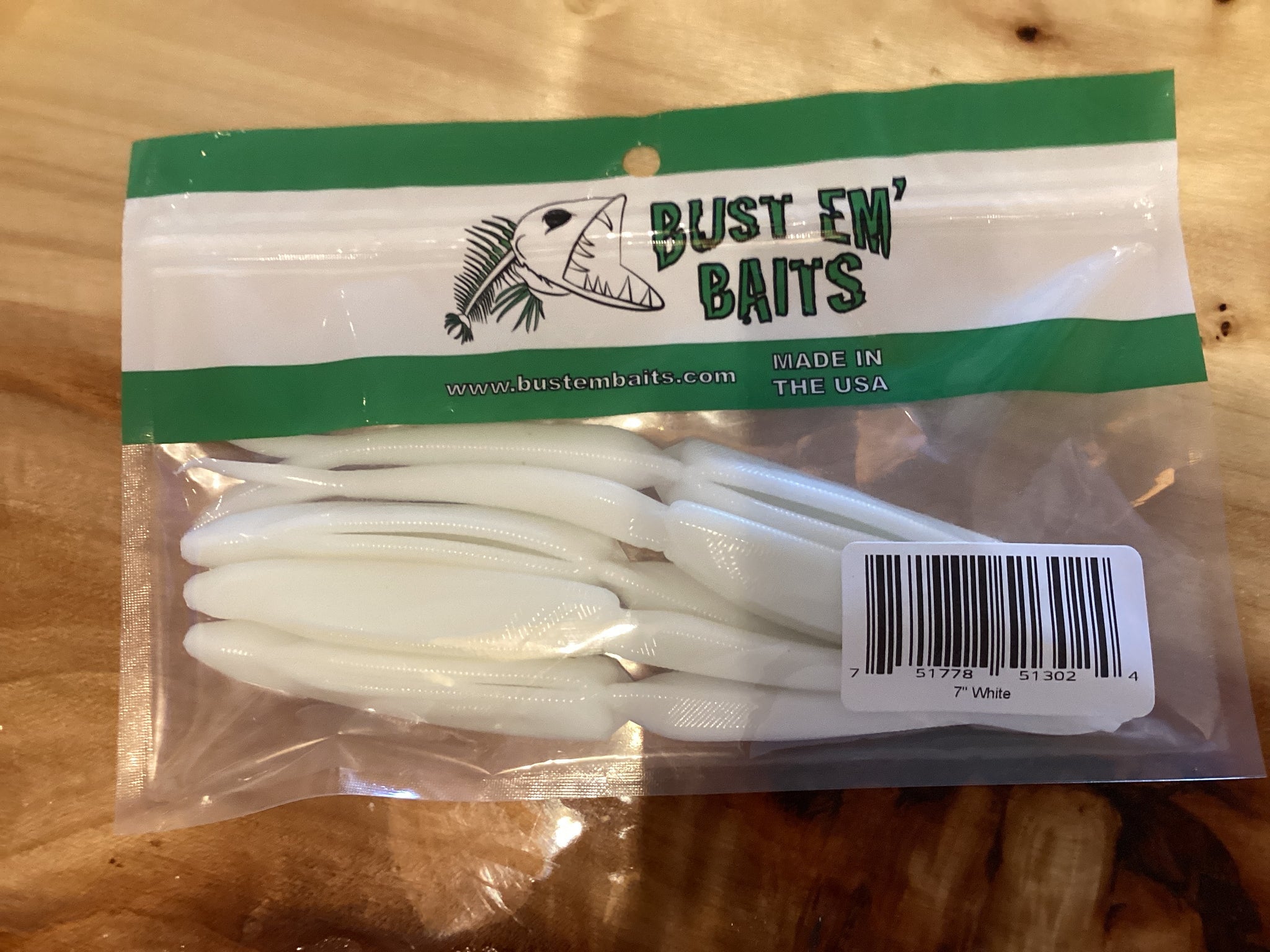 Bustem bait white 7”