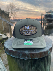 Olive “Built for the Outdoors” Camo Hat