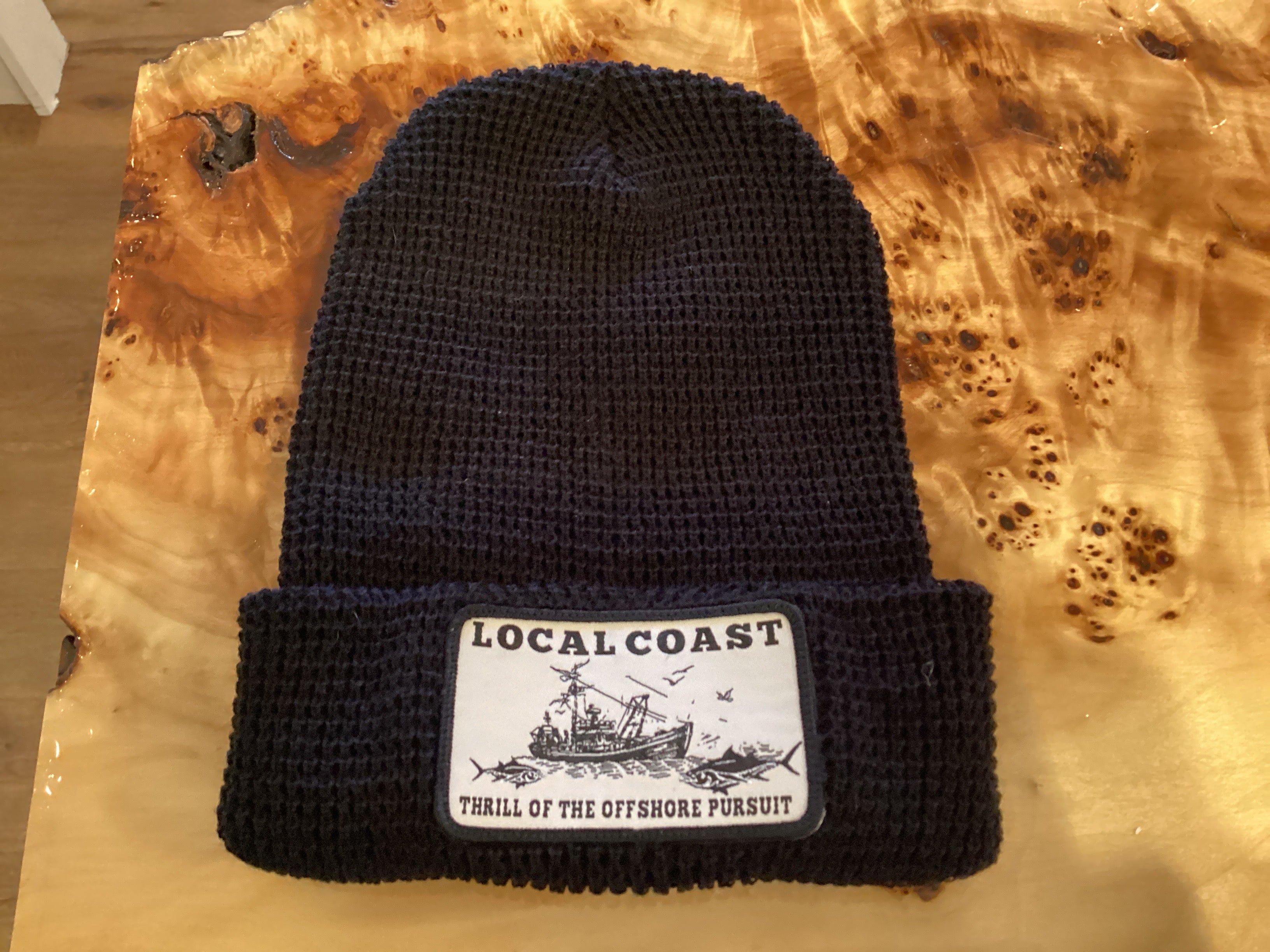 Black Deep Sea Fishing Beanie