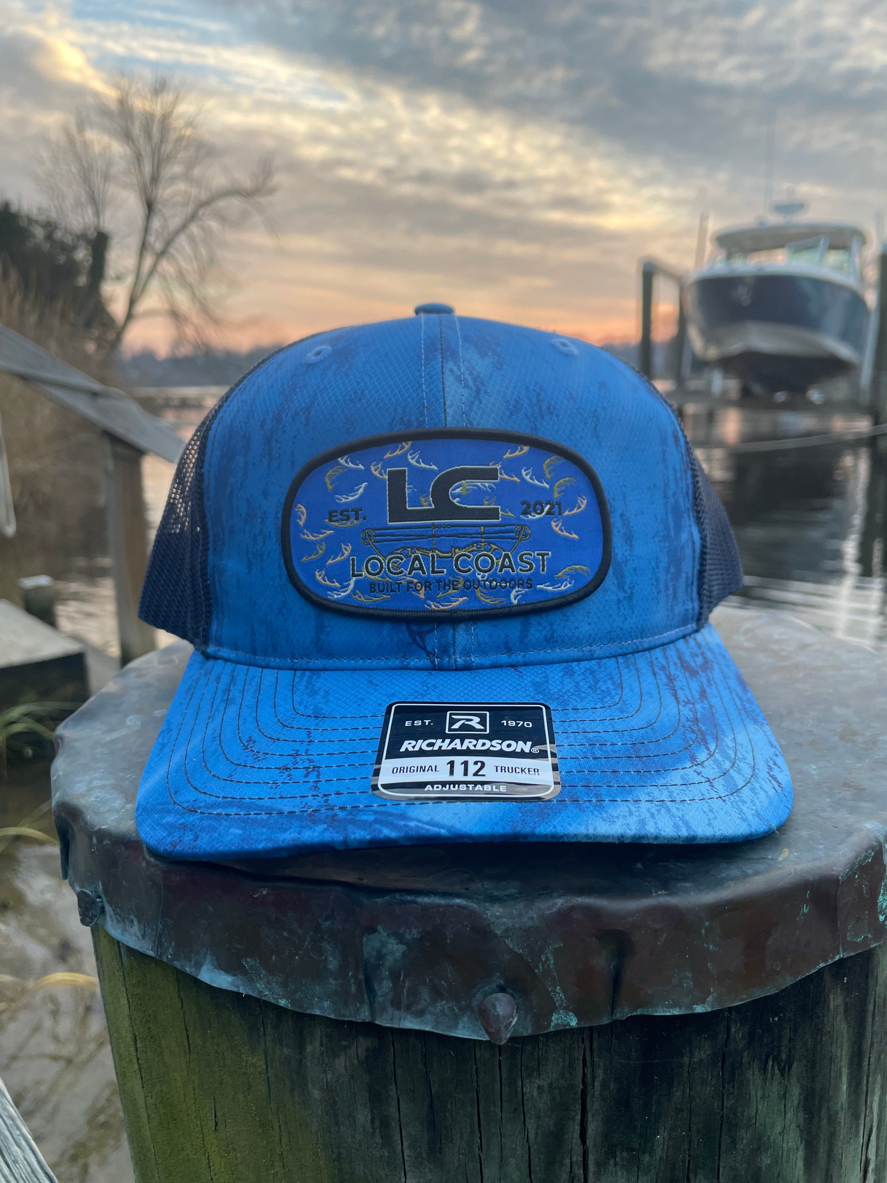 Blue Camo Hunting Hat