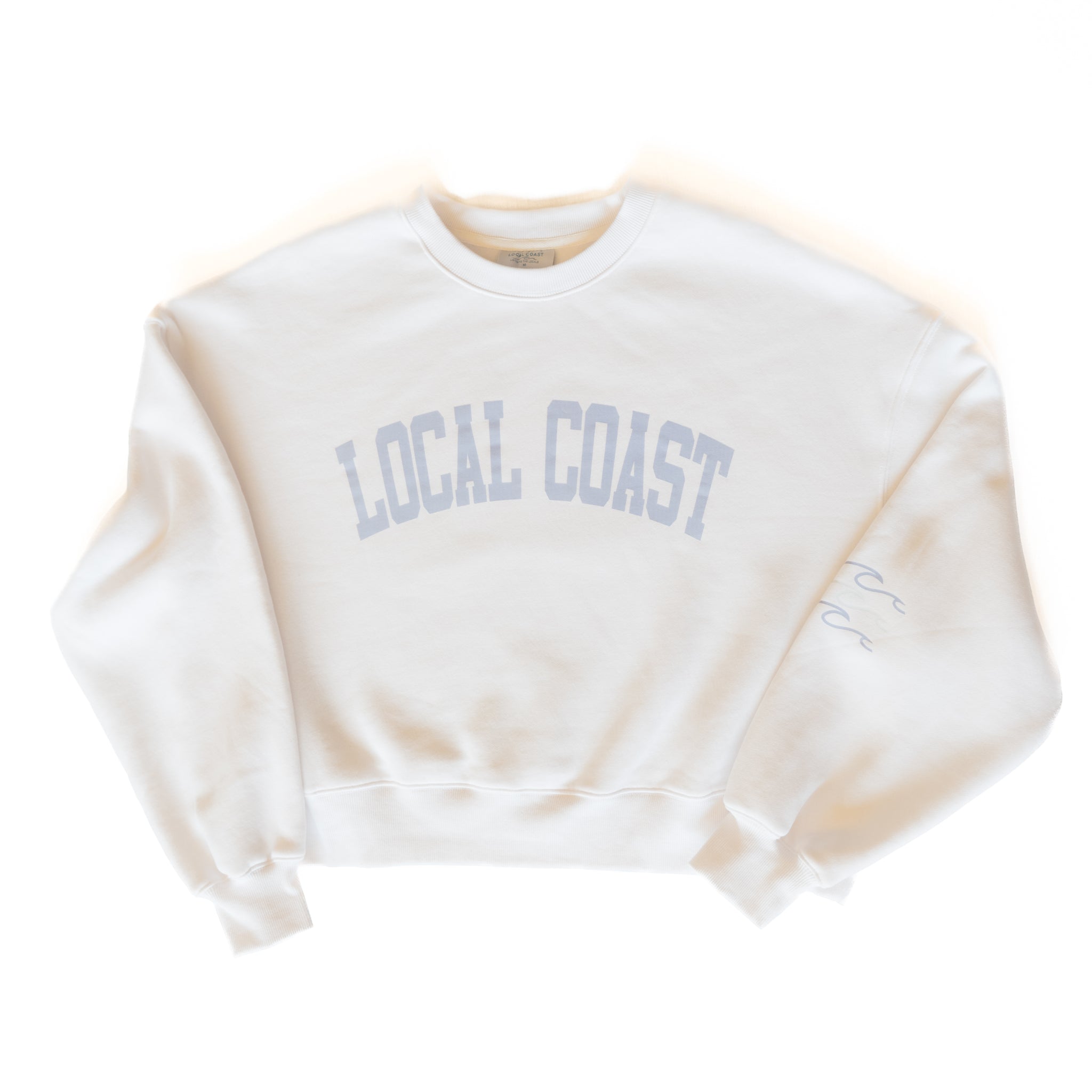 White Waves Crewneck