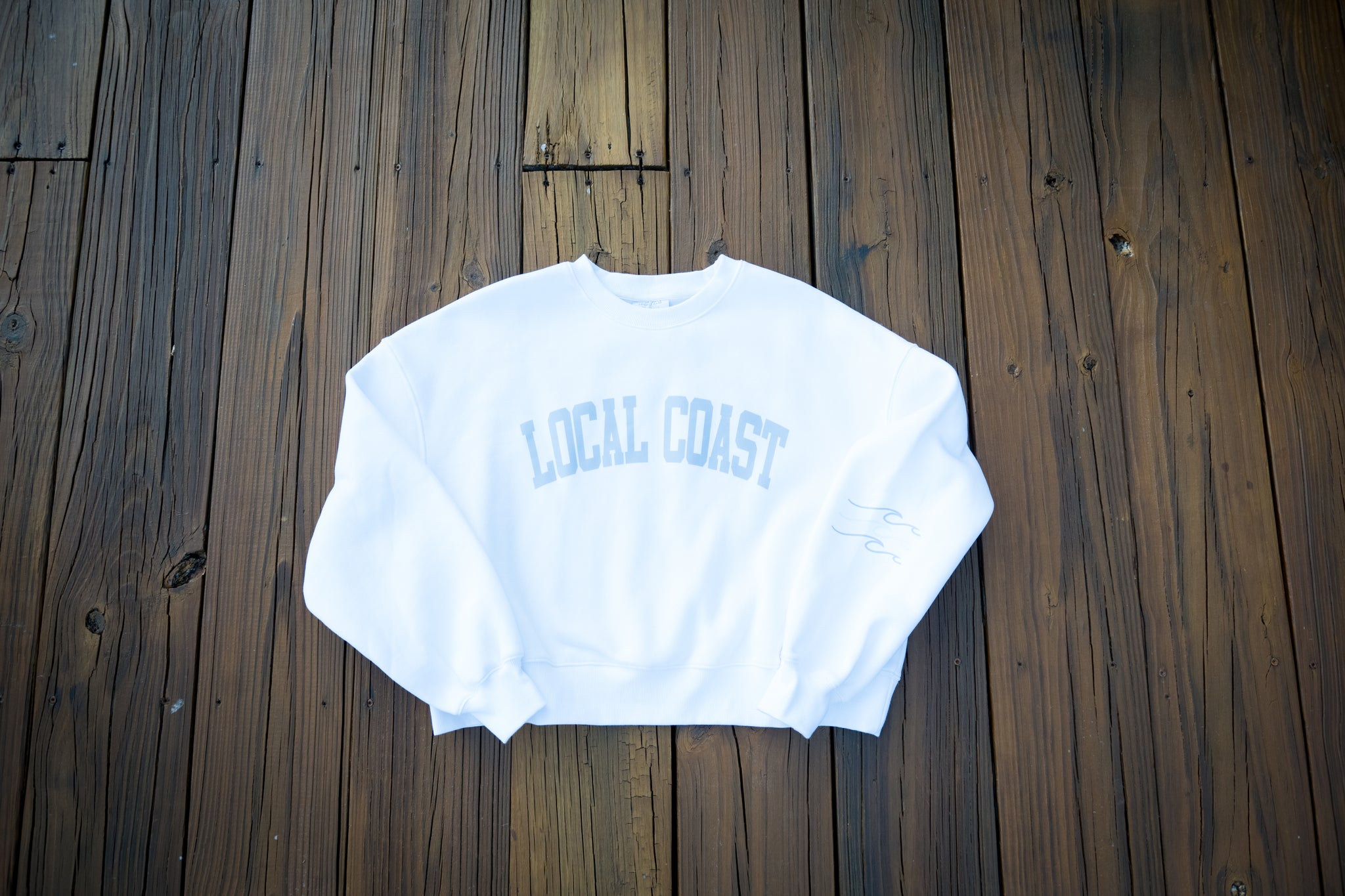 White Waves Crewneck